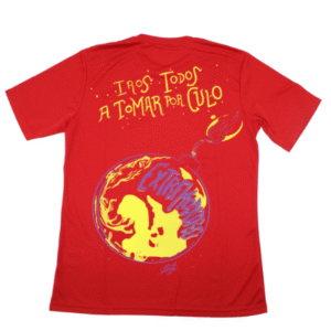 Camiseta Extremoduro Custom Rojo